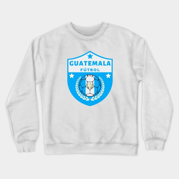 Guatemala Futbol Crewneck Sweatshirt by footballomatic